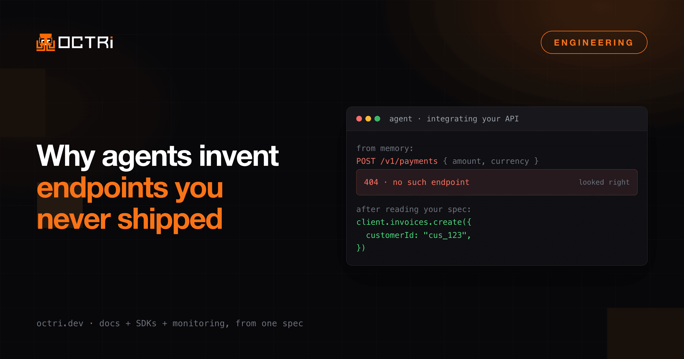 Why coding agents invent endpoints you never shipped