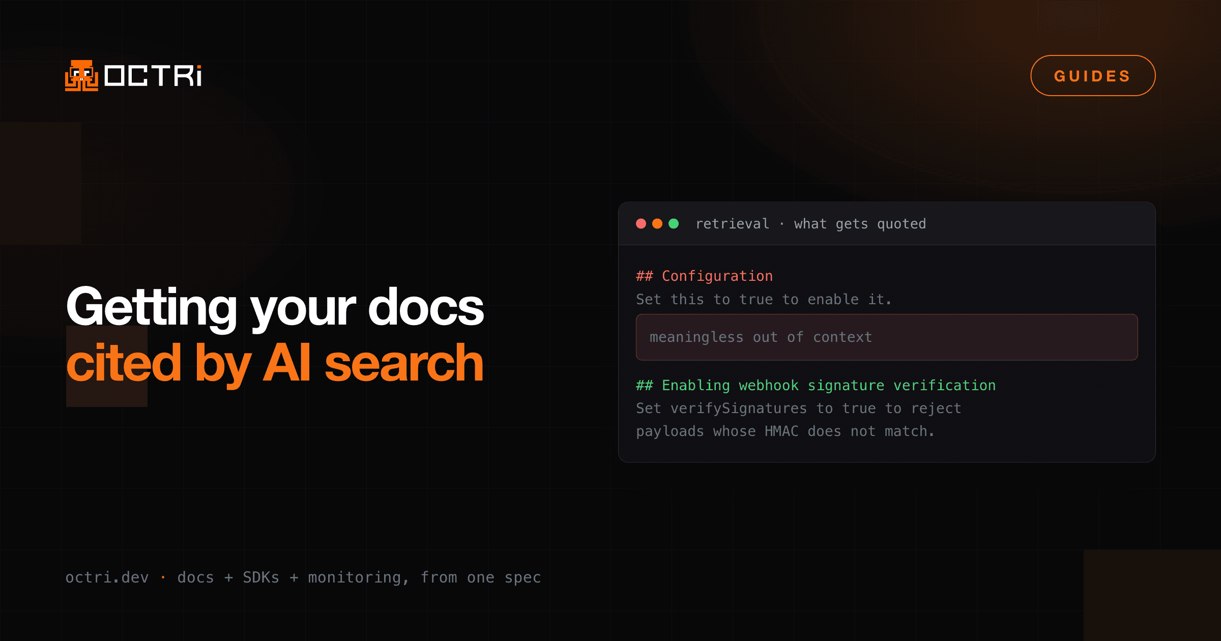 Getting your API docs cited when someone asks an AI about your product