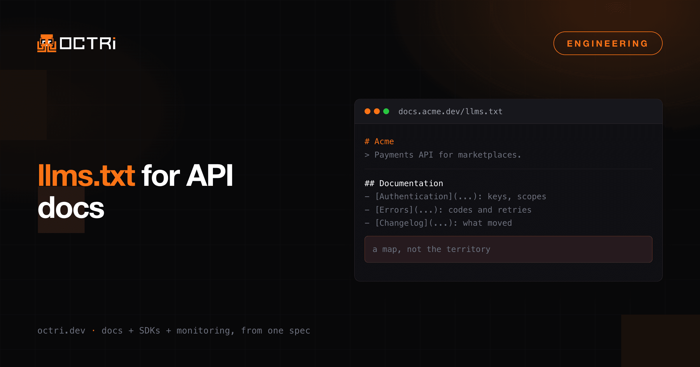 llms.txt for API docs, and what AI crawlers actually read