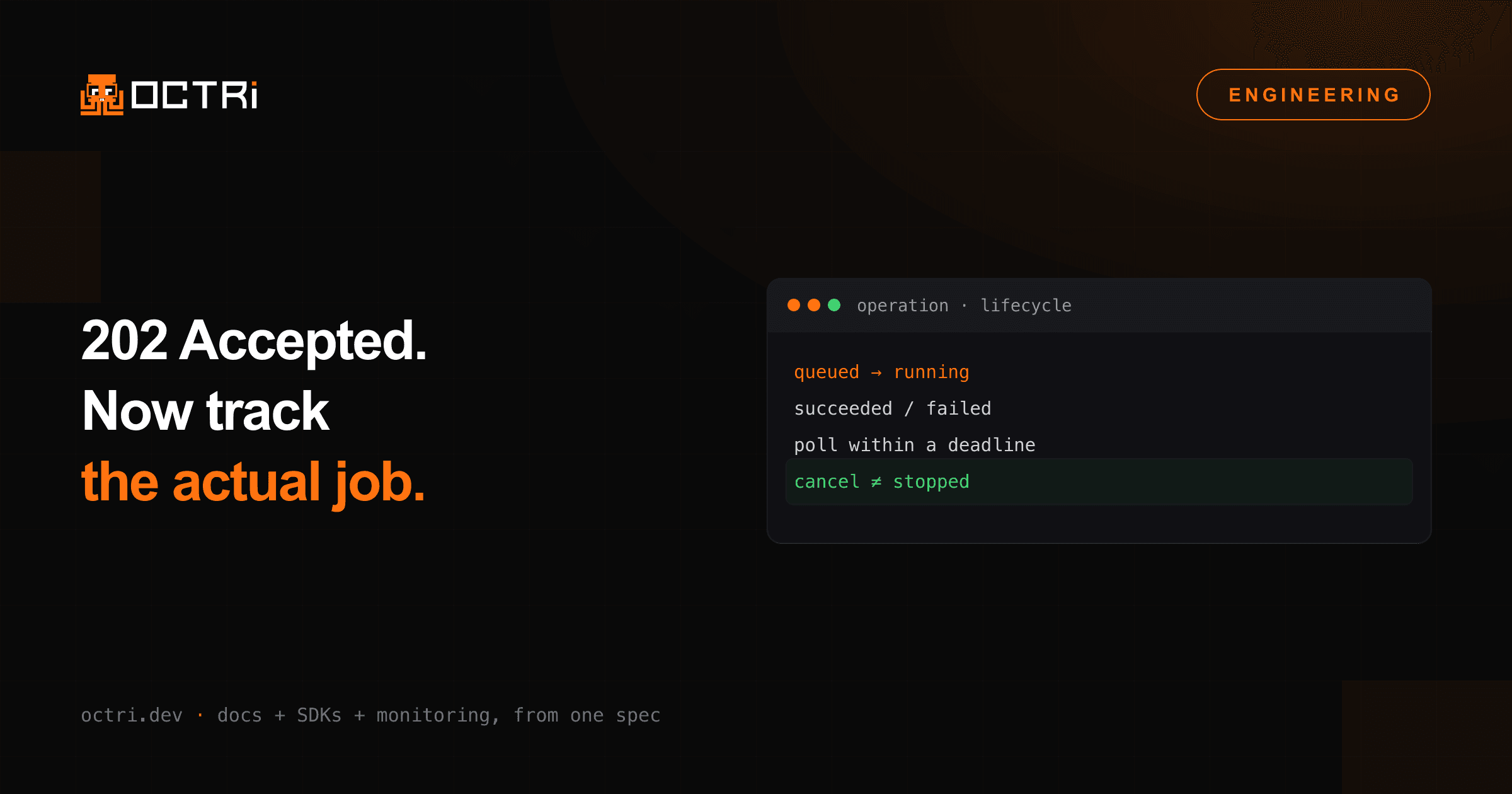 202 Accepted is the beginning: designing APIs for long-running jobs