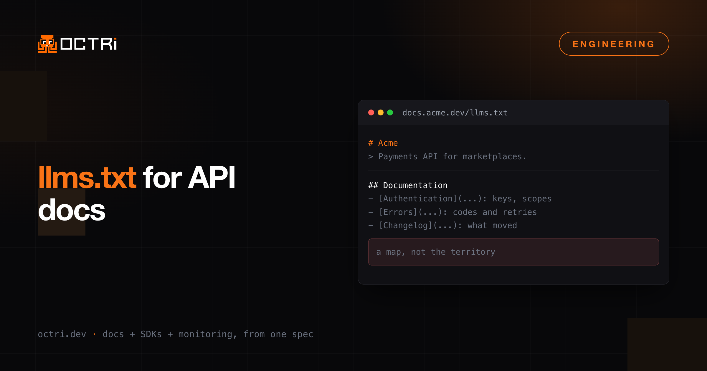 llms.txt for API docs, and what AI crawlers actually read