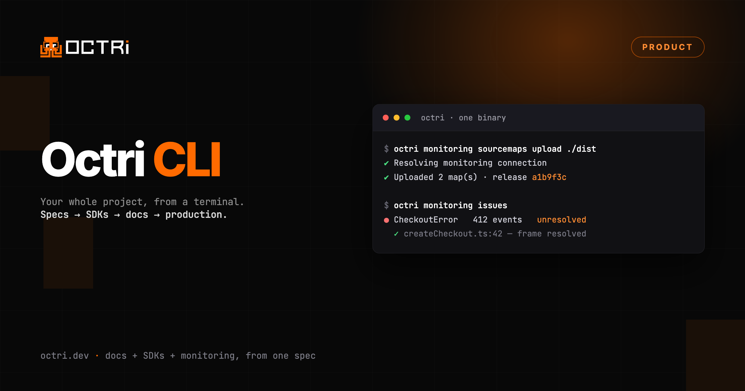 The Octri CLI: Your Whole Project From a Terminal